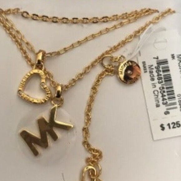 Michael Kors Necklace GOLD - NEW - Picture 1 of 1